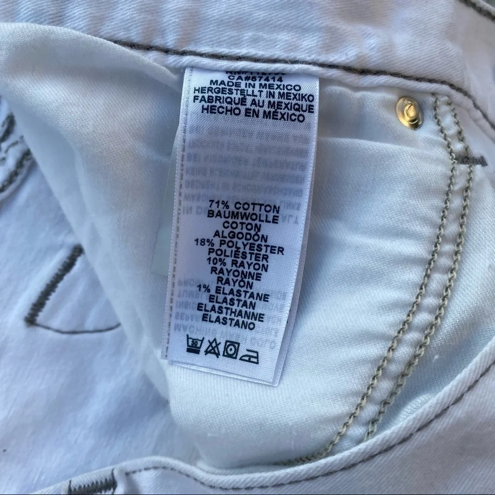 NWT True Religion Straight Jeans Men’s White 46
